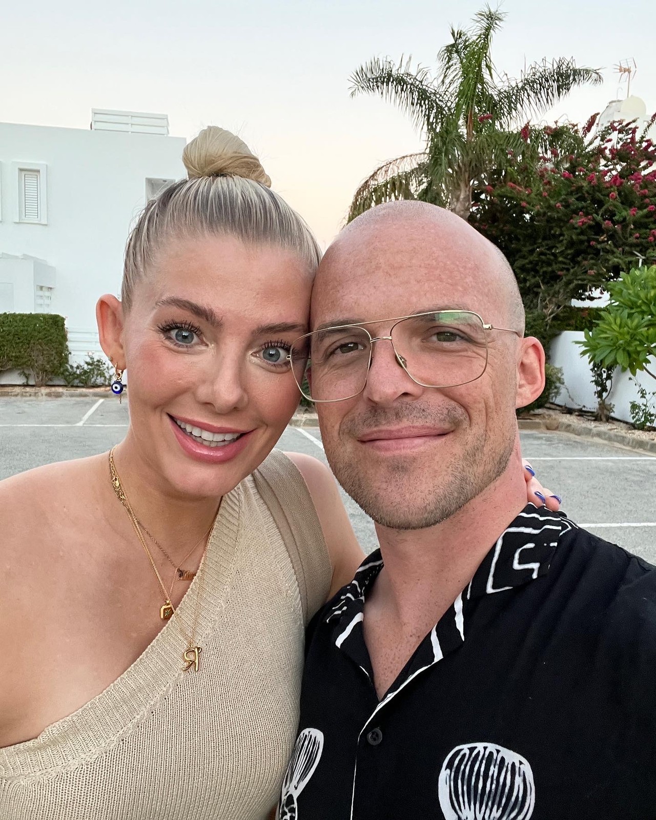 Portrait of Chris Soll with his wife